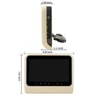 9 Inch TFT Mobil Headrest DVD Player Taksi Digital Signage MP3 / MP4 Players