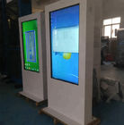 IP65 Waterproof Interaktif Luar LCD Digital Signage Informasi Outdoor Kios