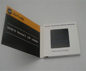Customized LCD Christmas Postcards Magnetic Switch Untuk Memutar Video / Musik / Foto
