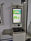 32 Inch Nfc Self Service Banking Kiosk Terminal 10 Point Ture Falt Pcap Kios layar sentuh