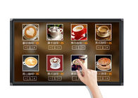 Digital Signage Wall Mounting 32 43 55 Inch LCD Layar Sentuh Tampilan Iklan Android atau Windows