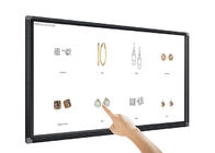 Tampilan Iklan Pabrik OEM 55 Inch Stand Monitor Kios Jaringan Pemutar Video Terminal Layar Sentuh LCD Interaktif