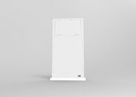 AC240V 32 Inch warna putih Lantai Berdiri LCD digital signage Kios Dengan Pemegang Brosur