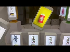 Kotak Hologram 3D 22 inci Lcd Tampil Transparan