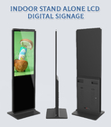 FHD UHD LCD Digital Display Screens Metal Case SPCC Touch Screen Advertising Kiosk