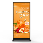 Indoor 43 inci Wall Mounted Touch Screen Kiosk Digital Signage Display Monitors