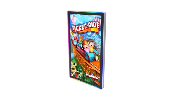 PCAP layar sentuh LCD monitor size from 10.1inch to 98inch with build in colorful LED lights for game machine