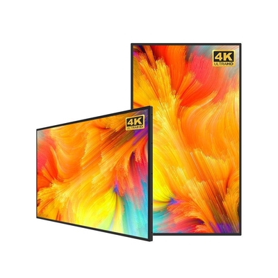 Ultra Narrow Bezel 32 43 55 Inch Wall Mounted Digital Signage Player Papan Menu LCD