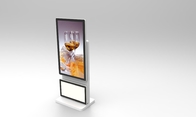 43 55 inci Digital Signage Kiosk Rotate lantai berdiri 360 derajat tampilan iklan