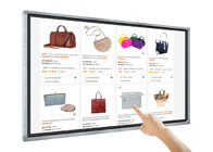 55 inci Digital Signage LCD Display Iklan 10 Titik Multi Touch Wall Mounted