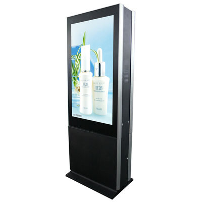 Kecerahan LG LCD Digital Signage Dengan IP65 Waterproof Dan Air Conditioner Cooling System