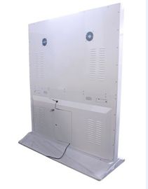 4G Indoor Horizontal Digital Signage Kiosk Monitor 65 Inch Untuk Bandara