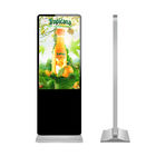 HD Silm Indoor Multi Touch Screen Kiosk 49 Inch Dengan WIFI Bluetooth USB