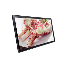 1080P 43 Inch Wall Mounted Digital Signage Touchscreen Untuk Tampilan Iklan