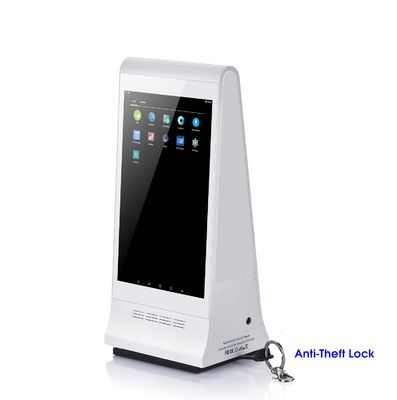 8inch Tabletop Digital Order Call Display Layar LCD Pemain Iklan dengan Menu Power Bank