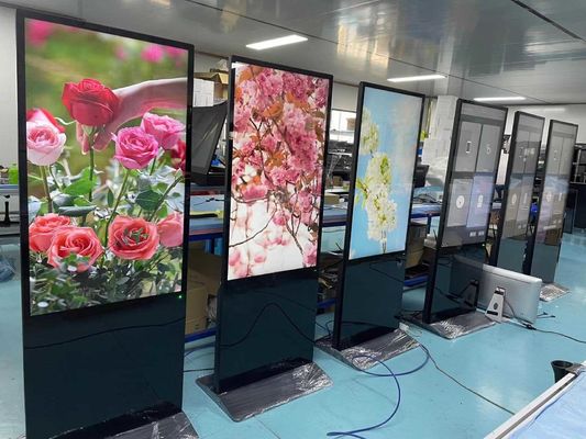75 Tanda Digital Tetap Indoor Ultra-tipis LCD Full Screen