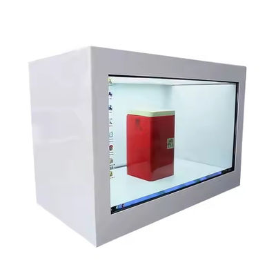 Kotak Hologram 3D 22 inci Lcd Tampil Transparan