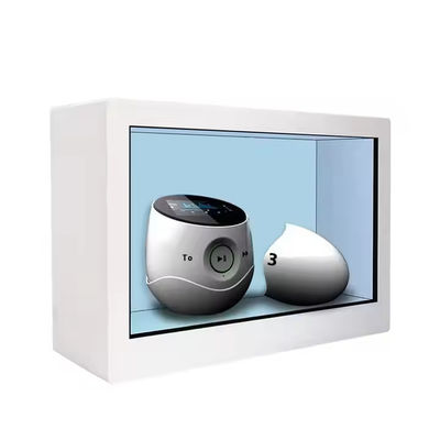 Kotak Hologram 3D 22 inci Lcd Tampil Transparan