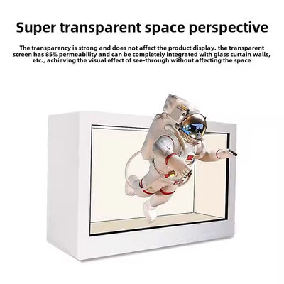 Kotak Hologram 3D 22 inci Lcd Tampil Transparan