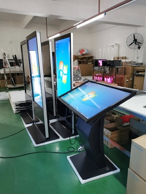 Kios Digital Signage Android 55 Inci dengan Kecerahan 400CD/M²