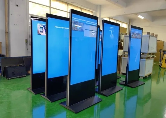 Kios Digital Signage Sentuh Inframerah 43-65 Inci dengan Resolusi 1920x1080
