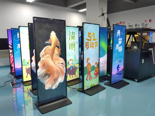 Kios Digital Signage Sentuh Inframerah 43-65 Inci dengan Resolusi 1920x1080