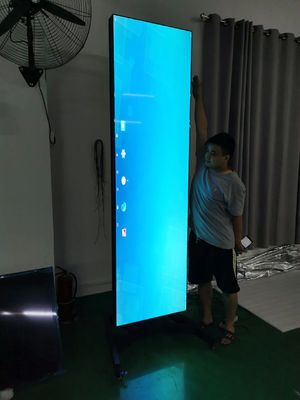 Layar LCD Memanjang 86 inci dengan Resolusi 1920*1080 dan Kecerahan 400CD/M*2 untuk Digital Signage dan Layar LCD Bar