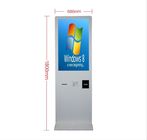 Kios Kios Tiket Vending Otomatis Dengan Barcode Scanner / Kaca Tempered