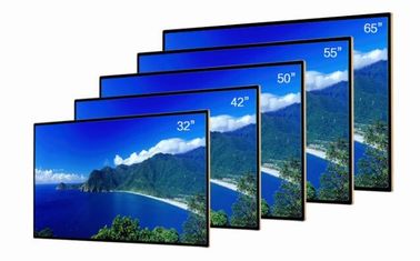Ukuran Besar Dinding Monitor Layar Sentuh Panel Datar Dengan Jendela / Sistem Android
