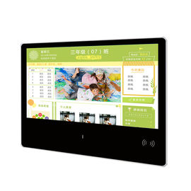 22 "LCD RFID Wall Mounted Digital Signage, LCD Advertising Display Untuk Siswa Check In