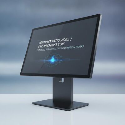 Contrast Ratio 5000 1 Touch Screen Signage Display Providing 8 Ms Response Time Optimized for Interactive Information Kiosks