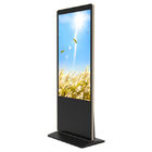 Ir Touschscreen Interactive Floor Stand Kios Digital Signage Interaktif 450cd / m2 Brightness