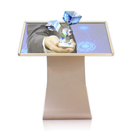Floor Standing Multi Touch Digital Signage 49 50 Inch Desain KL Totem Interaktif