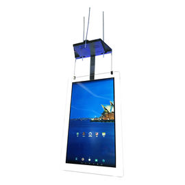 Kertas OLED Wall Hanging Digital Terpasang Digital Signage Kaca Tempered 55 &quot;AC100V-240V