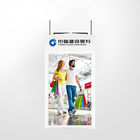 Tampilan Iklan Digital Signage Hanging 43 &amp;#39;&amp;#39; Double Side Shopping Layar Windows