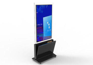 Wall Satu Sisi Dipasang Digital Signage 55 "OLED Dengan Cermin Sisi Lain