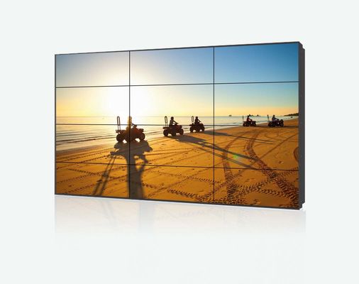 HDMI DVI 3840x2160 250W 3X3 Layar LCD Bezel Sempit