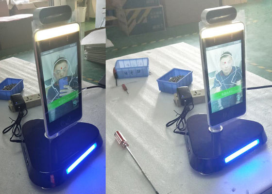 Pembaca Kartu RFID pengenalan wajah biometrik Pengukuran Suhu Termal Otomatis Sistem akses terminal pengenalan wajah