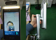 2021 Face Recognition Infrared Thermometer kios pemindai suhu manusia dengan perangkat lunak MIPS kontrol akses pembaca kartu