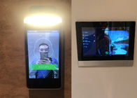 Capacitive Touch 200W Pixels Face Recognition sistem kontrol akses Kios Pengukuran Suhu pemindai termal