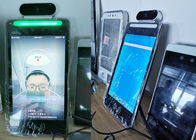 Capacitive Touch 200W Pixels Face Recognition sistem kontrol akses Kios Pengukuran Suhu pemindai termal