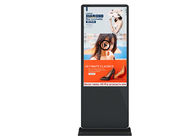 Digital Signage 75&quot; Floor Mount 4K Indoor LCD Display Totem Advertising untuk Pusat Perbelanjaan