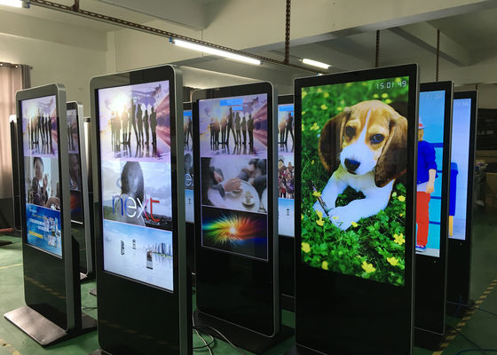 Digital Signage 1920x1080 55inci Transparan 400cd / m2 Untuk toko mobil 4s