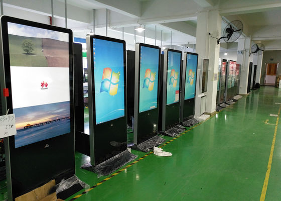 Kios Digital Signage RMVB HDMI LAN 450cd/M2 Untuk Iklan