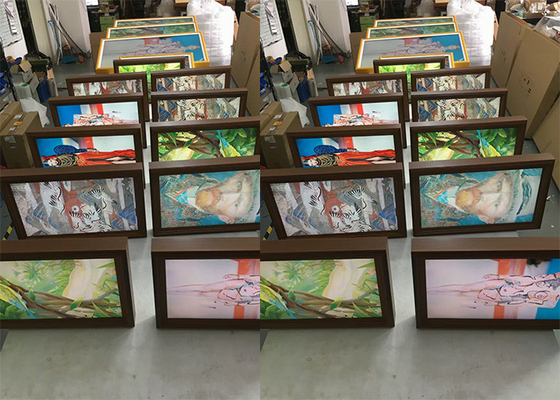 Tampilan Bingkai Gambar Digital Signage 32 Inch Nft Dengan Tampilan Iklan Wifi