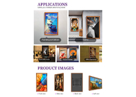 Elevator Android Advertising Media Player Bingkai Foto Digital NFT Art 32 Inch