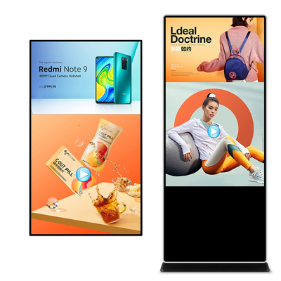Layar Sentuh LCD TFT Digital Signage 43 55 65 Inch LCD Advertising Display