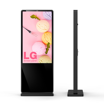 Layar Iklan Tahan Air 43/55 Inch 2500nits Kios Digital Signage Luar Ruangan
