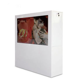 47 Inch Floor Standing Transparan LCD Showcase 8ms Resolusi 1920X080