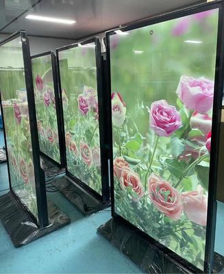 75 Tanda Digital Tetap Indoor Ultra-tipis LCD Full Screen